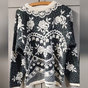 Kitty Hawk Vivian Wang Sweater Vintage Sz M